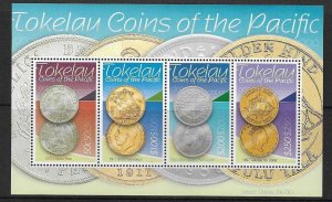 TOKELAU ISLANDS SGMS412 2009 COINS OF THE PACIFIC MNH