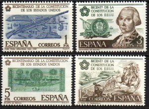 Spain Sc #1947-1950 MNH