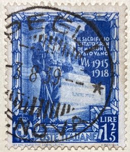 AlexStamps ITALY #406 VF Used SON