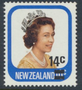 New Zealand  SG 1202 SC# 694 Opt Surcharge  MNH  QE II - see detail & scan