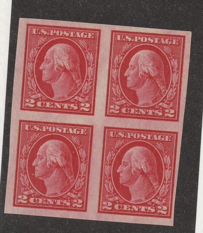 U.S. Scott 409 block of 4 og/nh