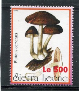 Sierra Leone 1998 MUSHROOMS FUNGI 1 value Perforated Mint (NH)