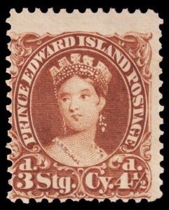 Prince Edward Island Scott 10 (1870) Mint H F, CV $90.00 M