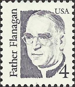 # 2171a MNH - SCV-0.25 - GRAYISH VIOLET - FATHER FLANAGAN