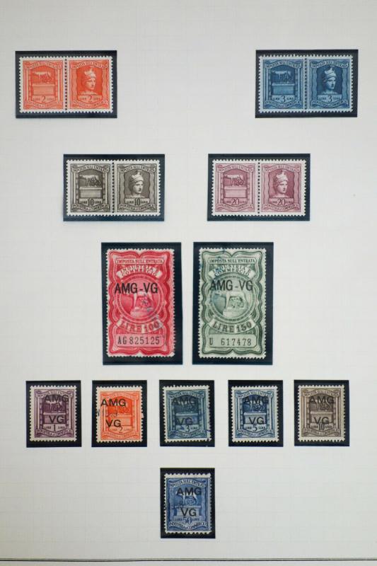 Trieste Revenue Stamp Lot