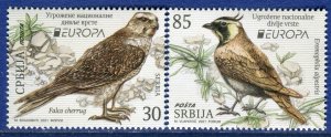 1608 - SERBIA 2021 - Europa - Birds - MNH Set