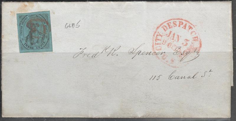 U.S. 6LB5 XFS On Cover (21118)