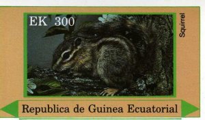 Equatorial Guinea 1977 SQUIRREL s/s Imperforated Mint (NH)