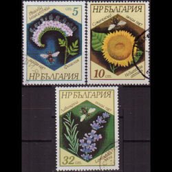 BULGARIA 1987 - Scott# 3266/69 Bees 5-32s CTO