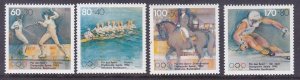 Germany B724-27 MNH 1992 Olympic Sports Full Set of 4