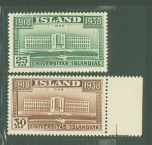 Iceland #209-10 Mint (NH)