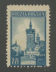 1945 Poland Scott Catalog Number 371 Unused No Gum