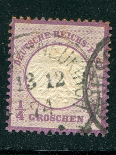 Germany #1 used deep color  VF