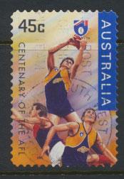 Australia SG 1610  Used  Self Adhesive - Australian Rules