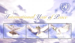 Nevis 2004, Int. year of Peace 3v m/s, MNH