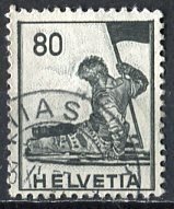 Switzerland 1941: Sc. # 273; Used Single Stamp