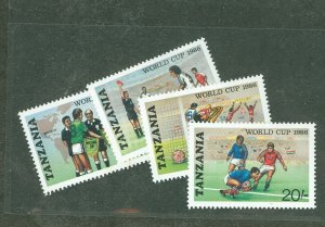 Tanzania #341-344 Mint (NH) Single (Complete Set)