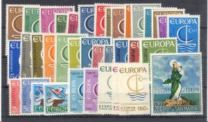 Europa CEPT  1966 complete  VF NH  - Lakeshore Philatelics