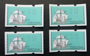 Portugal Sailing Ship 1993 ATM Sailboat Ship Transport (frama label stamp) MNH