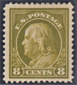 US 414 Washington / Franklin VF Hinged cv $42.50++