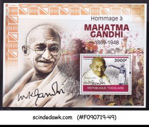 TOGO - 2010 MAHATMA GANDHI - MIN/SHT MNH