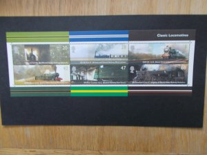 GB QEII 2004 Classic Locomotives Miniature Sheet MS2423 Cat £35 Superb M/N/H