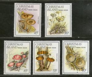 Christmas Islands 1984 Mushrooms Fungi Plant Sc 152-56 MNH # 1030