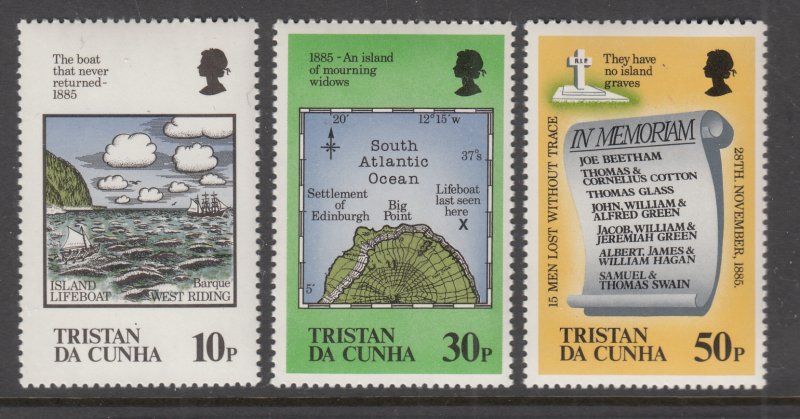 Tristan da Chuna 381-383 MNH VF