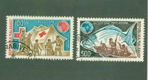 MADAGASCAR C122-3 USED BIN $1.35