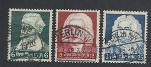 GERMANY SC# 456-8 FVF/U 1935