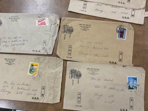 China Republic 1967- 1969 6 Covers Scott # 1511, 1519, 1532, 1556, 1582, 1617