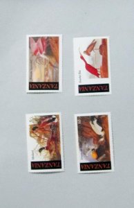 Tanzania - 306-09, MNH Set. Audubon Bicent. SCV - $2.00