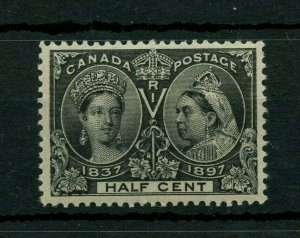 #50 Half Cent JUBILEE VF MNH Post Office fresh, Cat $420 Canada mint 