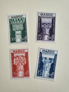 Stamps French Morocco Scott #280-3 h