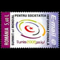 ROMANIA 2005 - Scott# 4758 Infomation Summit Set of 1 NH