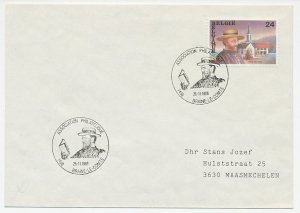 Cover / Postmark Belgium 1989 Father Damien - Missionary