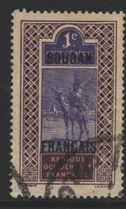 French Sudan Sc#21 Used