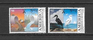 BIRDS - URUGUAY #2090-1  MNH