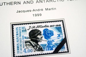 COLOR PRINTED TAAF: FRENCH ANTARCTICA 1955-2010 STAMP ALBUM PAGES (104 il.pages)