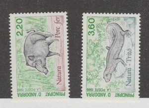 Andorra - French Scott #376-377 Stamp  - Mint NH Set