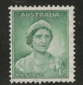  AUSTRALIA Scott 167 MNH** 1937 QE2 typical centering CV$2