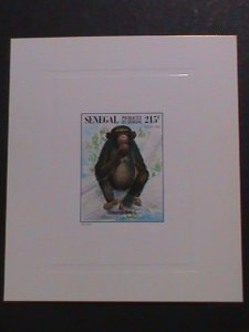 ​SENEGAL-1996 SC# 1224 PRIMATES-  PANTROGLOYTES VENUS- DELUX PROOF SHEET MNH