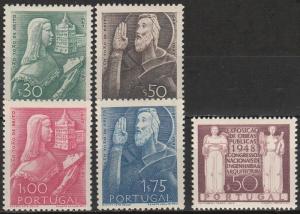 Portugal #689-93  F-VF Unused  CV $24.65  (A17796)