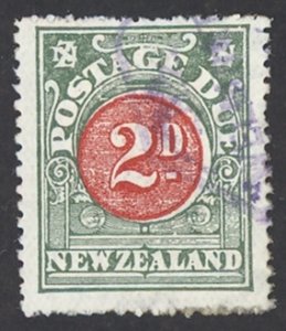 New Zealand Sc# J15 Used 1902 2p Postage Due