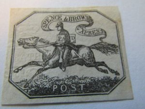 US Local Stamps, Scott # 159L2 Spence & Brown Express Post, MH NG,