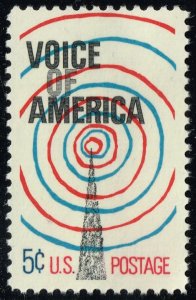 US #1329 Voice of America; Used (3Stars)