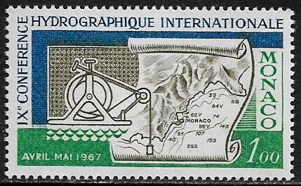 Monaco #672 MNH Stamp - Hydrographic Conference