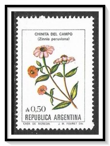 Argentina #1523 Flowers MNH