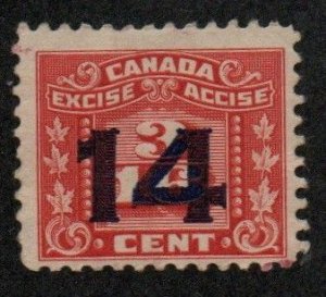 Canada Revenue Excise Tax FX 113 Mint hinged