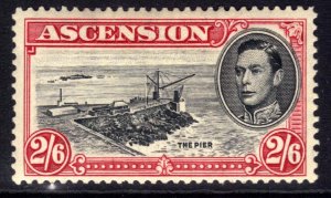 Ascension Island 1938  53 KGV1 2/-6d The Pier MM SG 45 ( F74 )